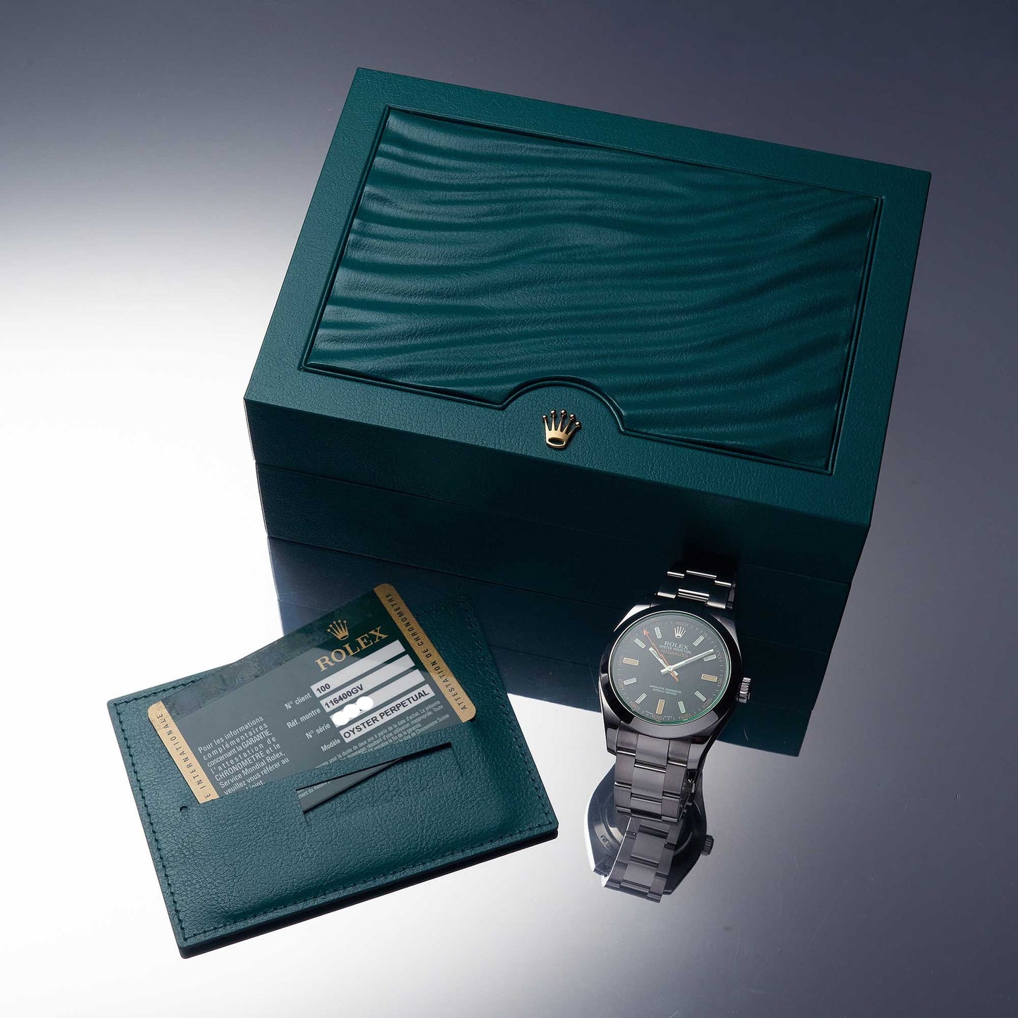 Rolex Milgauss Ref. 116400GV - "Very good" condition - German first owner - Fullset