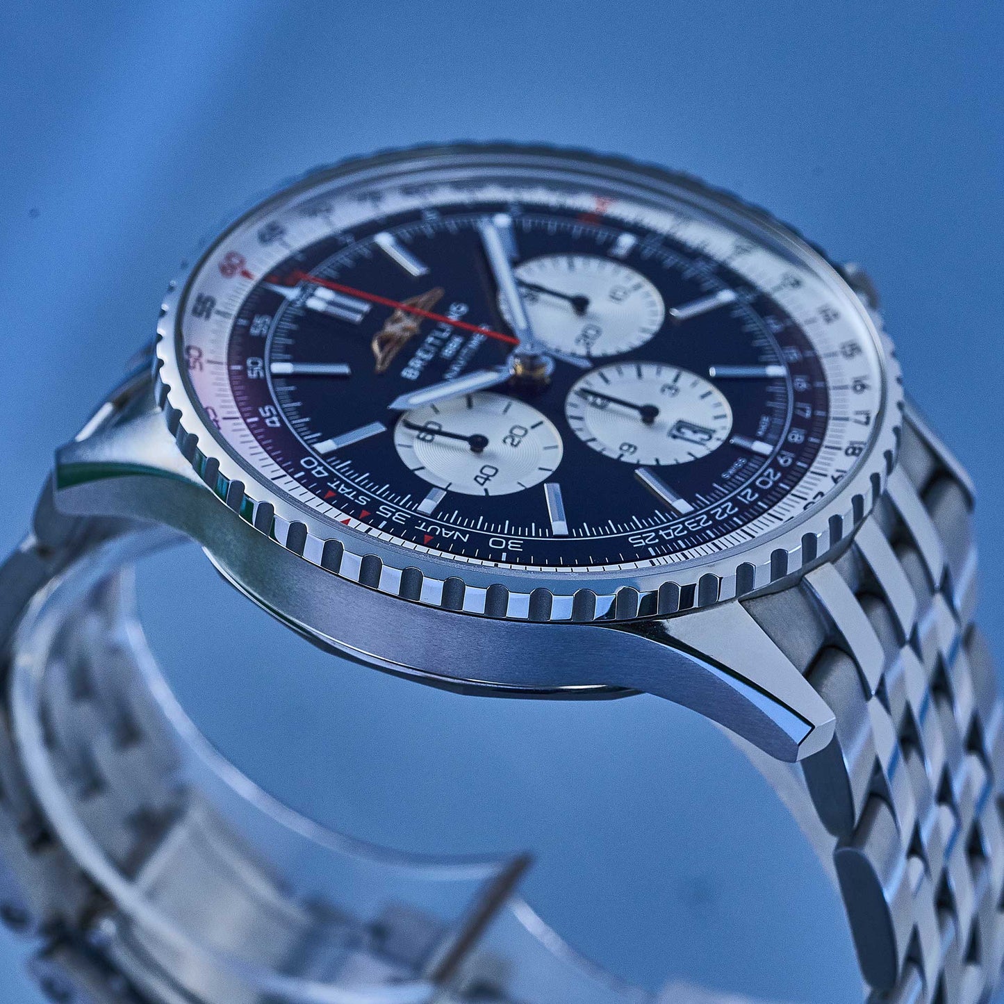 Breitling Navitimer 1 B01 Chronograph 46 Ref. AB0137211B1A1 - "Very good" condition - German Fullset