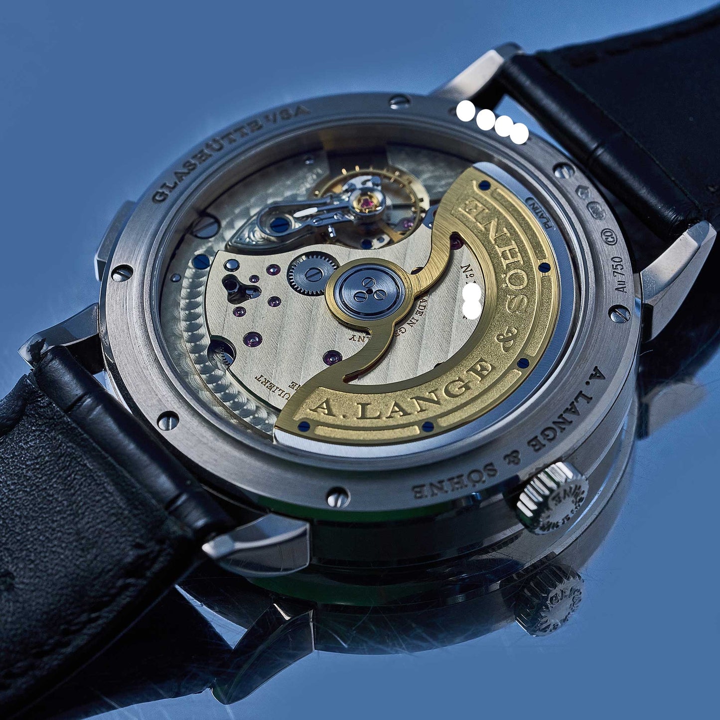 A. Lange & Söhne Saxonia Outsize Date Ref. 381.026 - "Very good" condition - Fullset