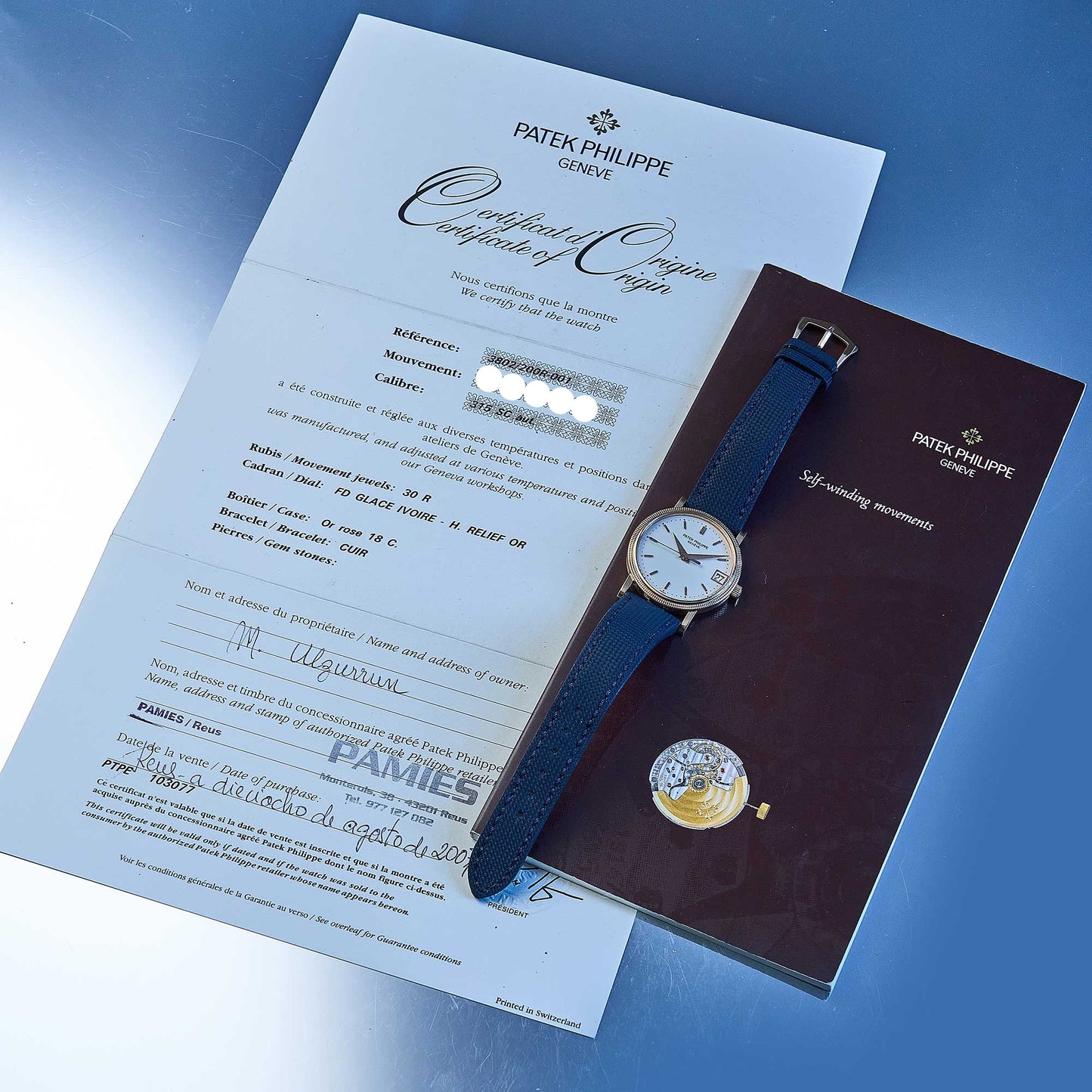 Patek Philippe Calatrava Ref. 3802/200R-001 - "Very good" condition - Fullset