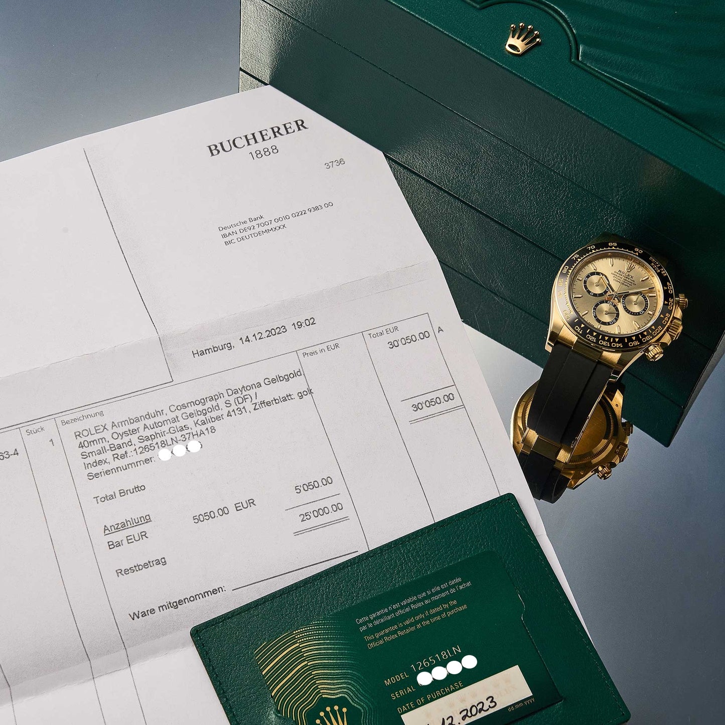 Rolex Daytona Ref. 126518LN - "NEW / UNWORN" - Fullset - German first owner