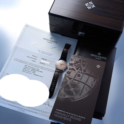 Patek Philippe Calatrava Ref. 6196P-001 - "Very good" condition - Fullset