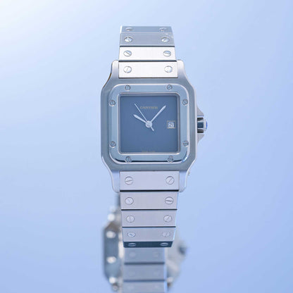Cartier Santos Ref. 2960 - "Very good" condition - Fullset - Ghost service dial