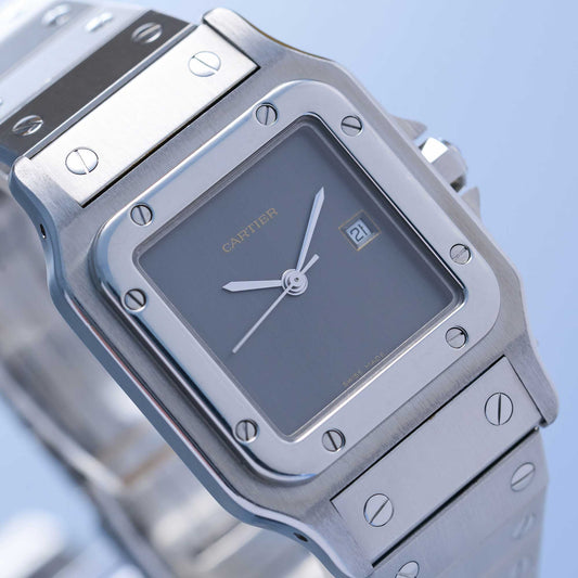 Cartier Santos Ref. 2960 - "Very good" condition - Fullset - Ghost service dial