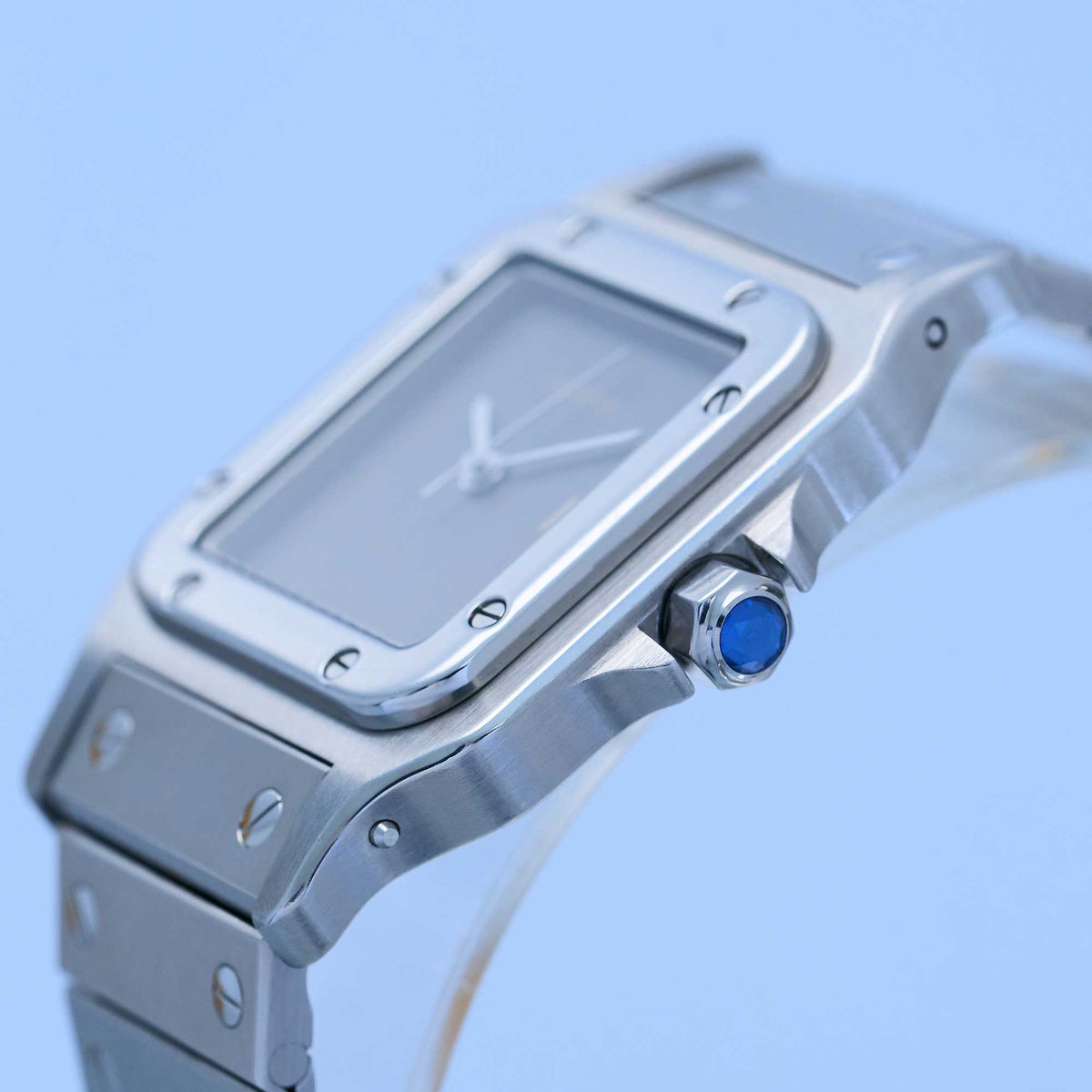 Cartier Santos Ref. 2960 - "Very good" condition - Fullset - Ghost service dial