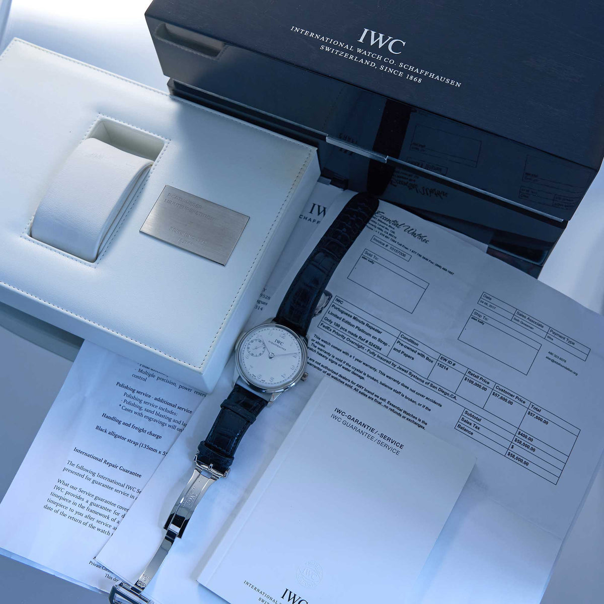IWC Portugieser Minute Repeater Ref. IW524204 - "Very good" condition - Fullset