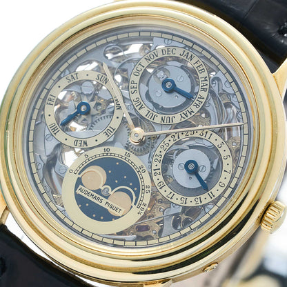 Audemars Piguet Quantieme Perpetual Calendar Skeleton Ref. 25558BA - "Very good" condtion - Extract from the archives