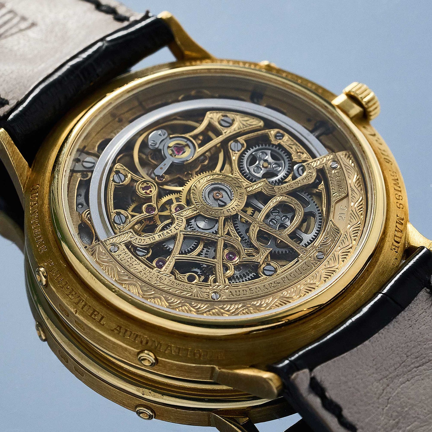 Audemars Piguet Quantieme Perpetual Calendar Skeleton Ref. 25558BA - "Very good" condtion - Extract from the archives