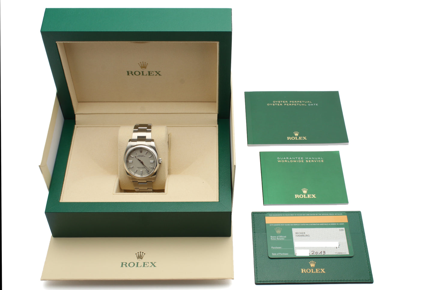 Rolex Oyster Perpetual 36 Ref. 116000 - "Very good" condition - First owner - Fullset