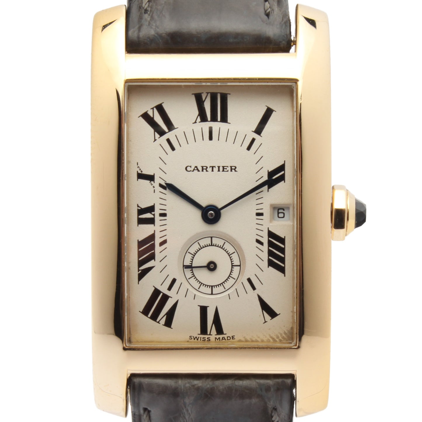 Cartier Tank Americaine Ref. 8012905 - "Very good" condition - Small spot on dial