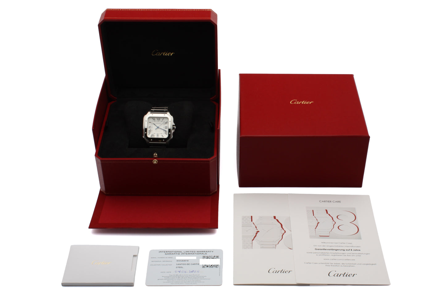 Cartier Santos De Cartier Ref. WSSA0018 - "Very good" condition - 2024 Fullset