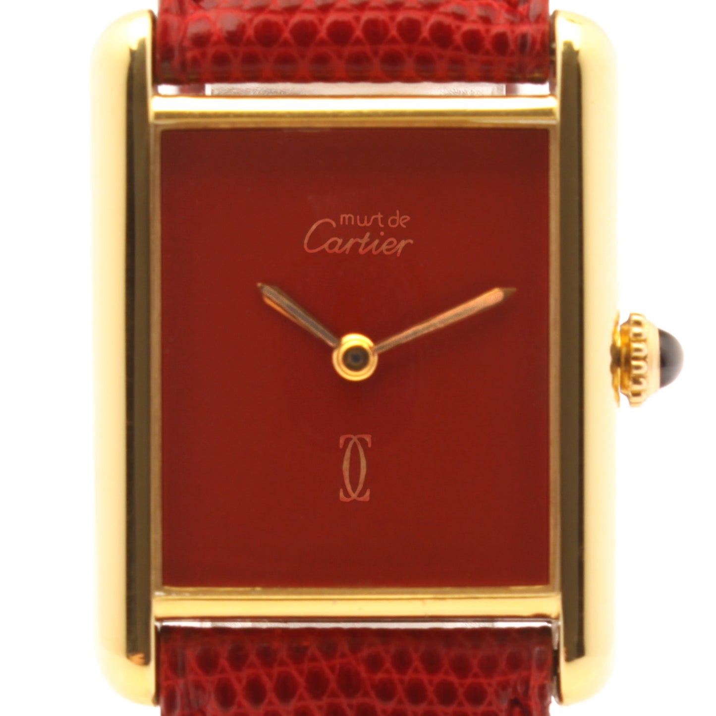 Cartier Must De Tank Ref. 6 - "Burgundy" Dial - "Very good" condition