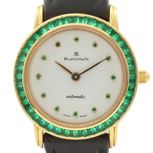 Blancpain Ref. 063 - "Very good" condition - Incredibly rare - Factory Emerald setting - Fullset