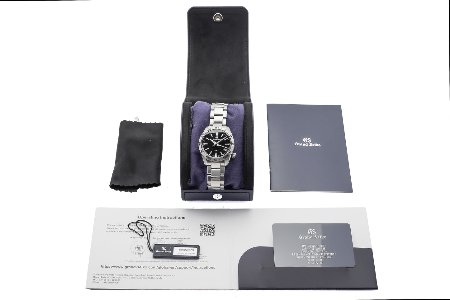 Grand Seiko GMT Ref. SBGN027 - "Very good" condition - First owner - Fullset
