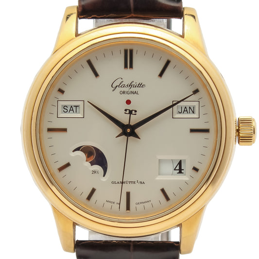 Glashütte Original Senator Ewiger Kalender 11.950 € "Very good" condition - First owner - German Fullset