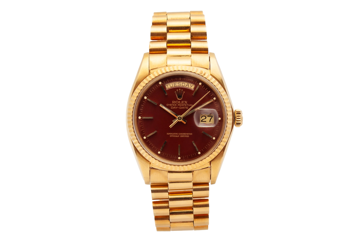 Rolex Day-Date 36 Ref. 1803 - "Very good" condition - Amazing Dial - Oxblood Stella