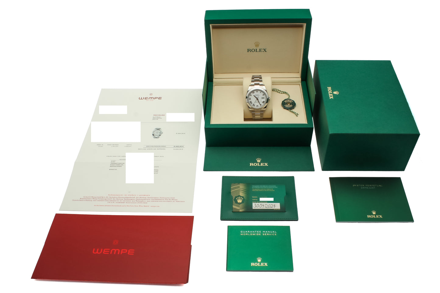 Rolex Datejust 41 Ref. 126300 - "NEW / UNWORN" - First owner - German first purchasing