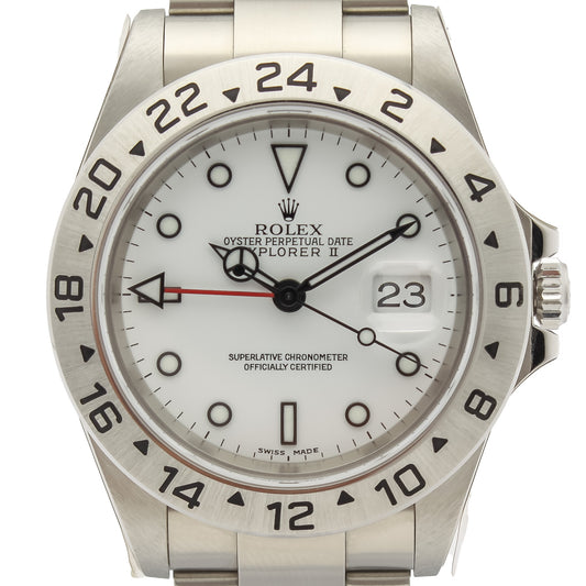 Rolex Explorer II Ref. 16570 - "N.O.S / UNWORN" - Partially stickered - LC 100 Fullset