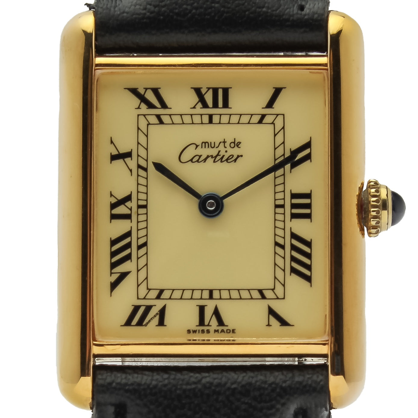 Cartier Tank Vermeil Ref. 590005 - "Very good" condition - German first owner - Papers