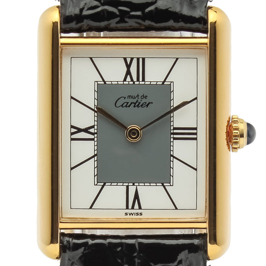 Cartier Tank Vermeil Ref. 590005 - "Very good" condition - German first owner - Papers