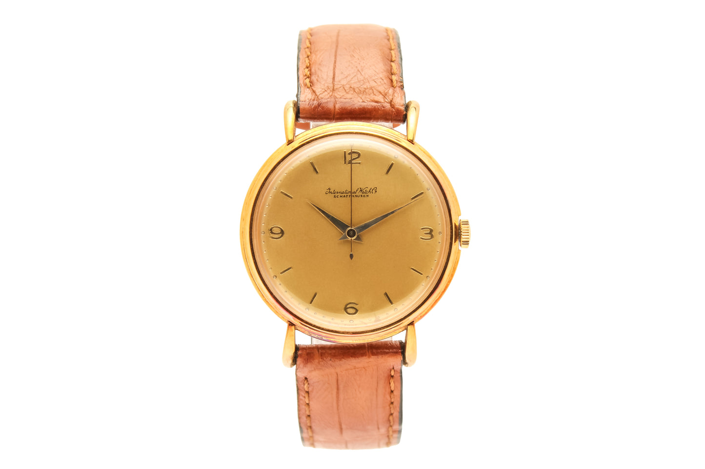 IWC 89 - "Very good" condition - Yellow Gold - Doree Dial