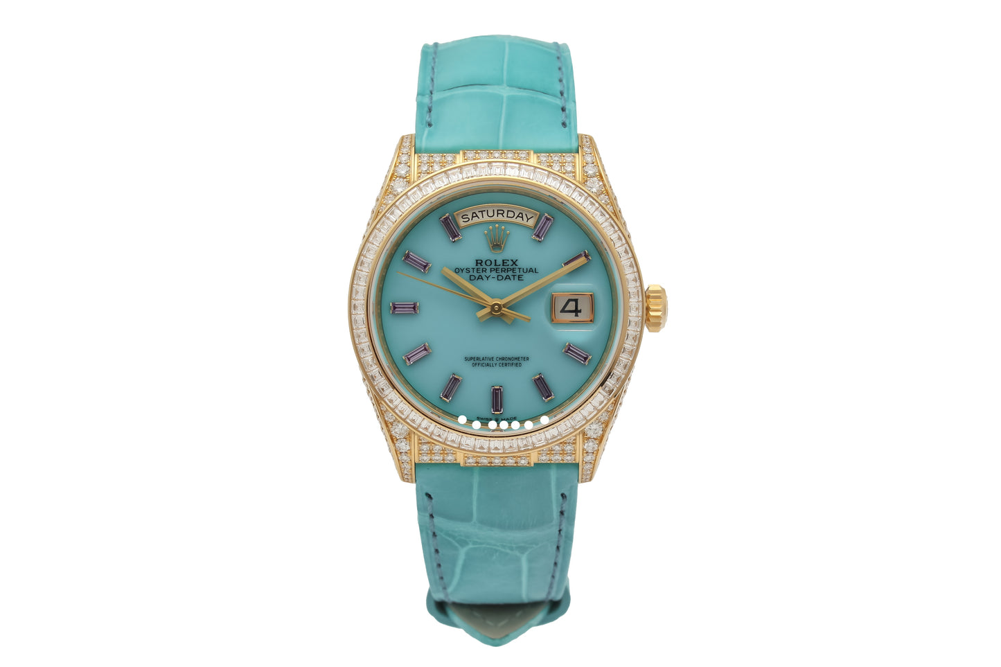 Rolex Day-Date Ref. 128458TBR - "NEW / UNWORN" - First german owner - Fullset