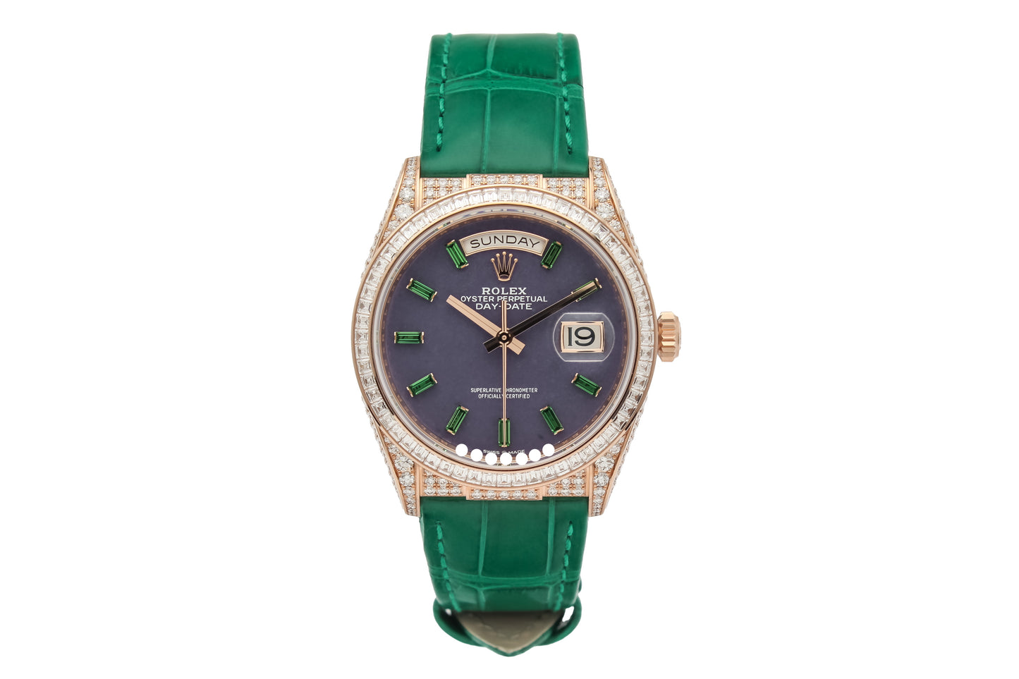 Rolex Day-Date Ref. 128458TBR - "NEW / UNWORN" - First german owner - Fullset