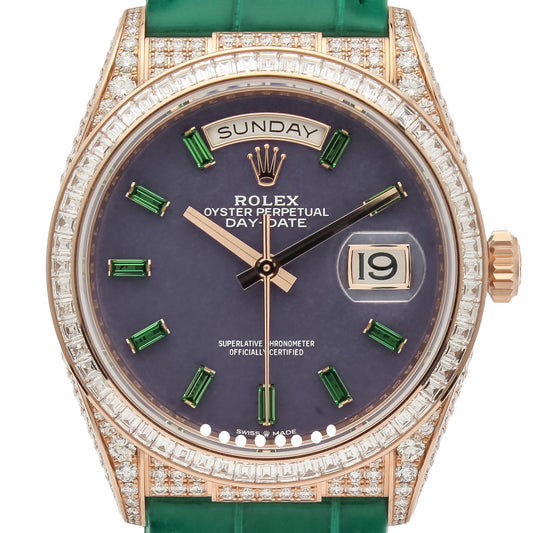 Rolex Day-Date Ref. 128458TBR - "NEW / UNWORN" - First german owner - Fullset