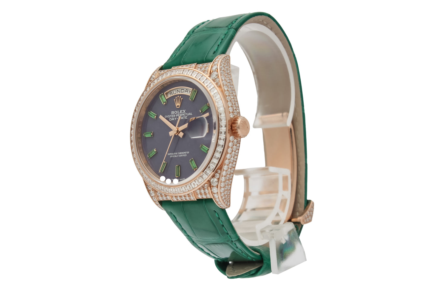 Rolex Day-Date Ref. 128458TBR - "NEW / UNWORN" - First german owner - Fullset