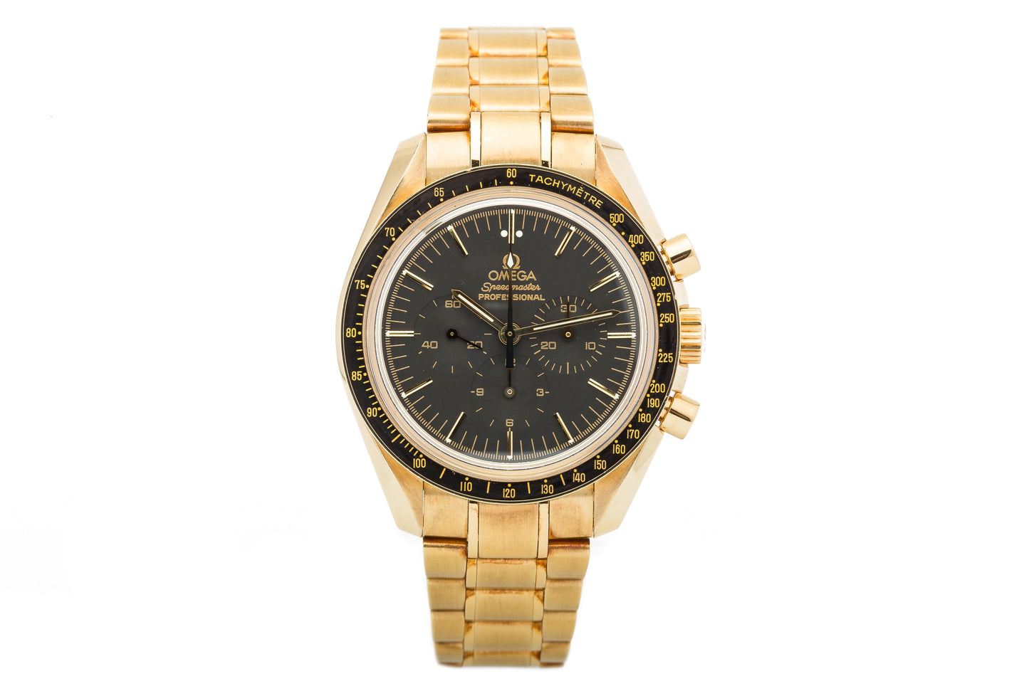 Omega Speedmaster Professional Moonwatch 18K Yellow Gold Ref. 3195.50.00